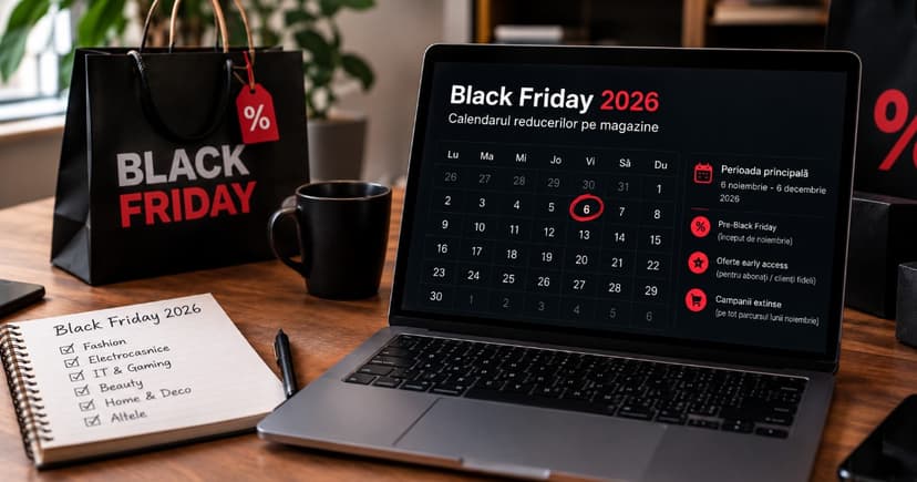 Când este Black Friday 2026: calendarul reducerilor pe magazine